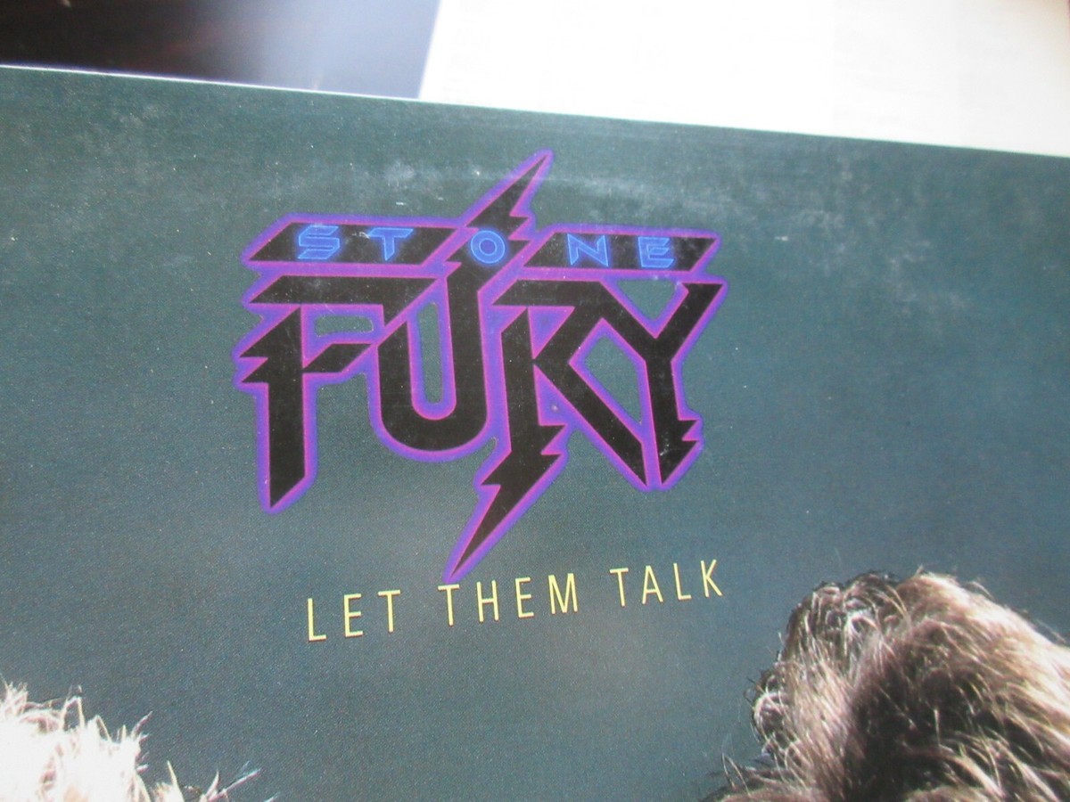 Stone Fury Let Them Talk Japan Promo Vinyl LP with OBI P-13416