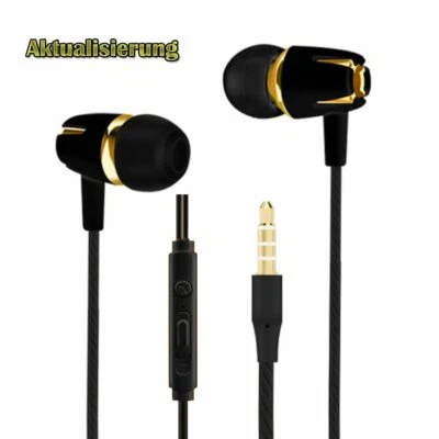 MARKENLOS Super Bass Kopfhörer In-Ear Ohrhörer Headphone Kabel mit MIC Für PC Laptop Ipod