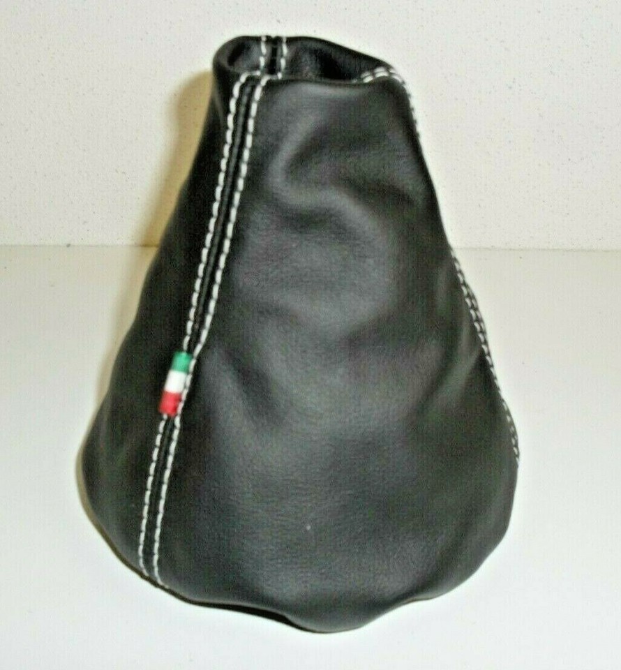 NISSAN ALMERA TINO Modello 2000 - 2006 Cuffia Leva Cambio 100% Vera Pelle Nero