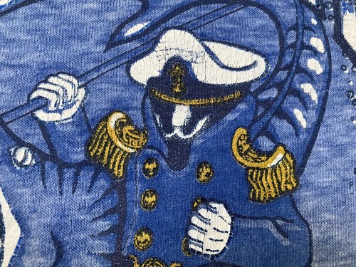 Vintage 80s Shirt Thin Medium USNA United States Navy Thirtieth Company Dirty 30 - Picture 13 of 21