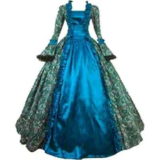 KEMAO Party Marie Antoinette Dresses Victorian Ball Gown Renaissance Costume
