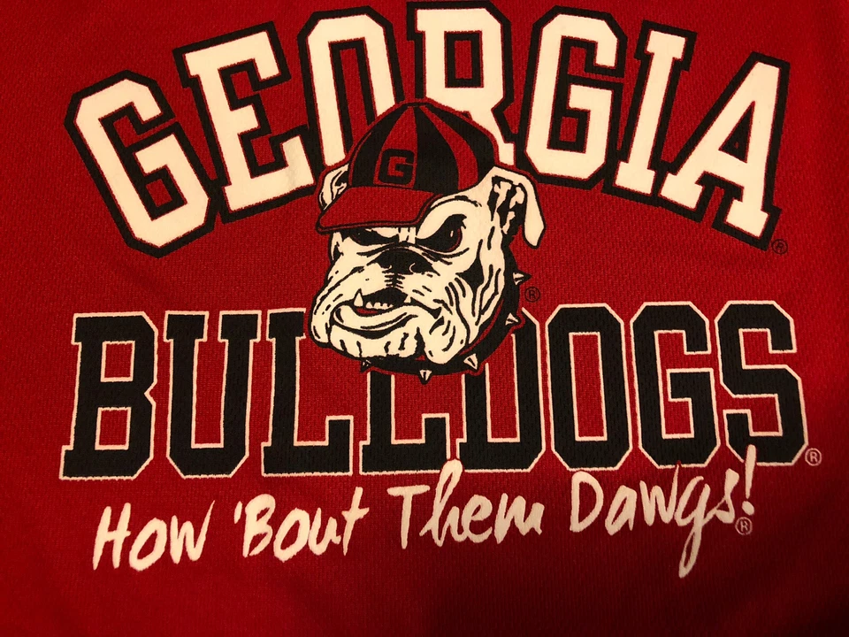 Camisa Russell Athletic Georgia How Bout Them Dawgs Manga Larga LG Otoño 2011 Nueva Con Etiquetas Foto 2 de 4
