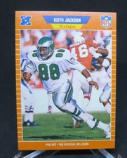 1989 Pro Set Keith Jackson RC Philadelphia Eagles #318 PACK FRESH #3