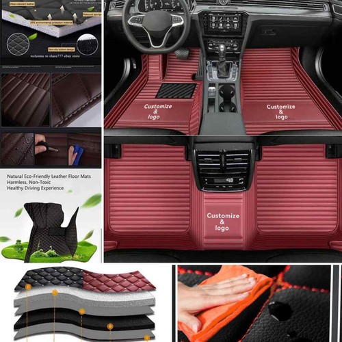 For Fit Lexus ES GS HS IS LS Car Floor Mats Front & Rear Custom Auto Rugs Carpet - Foto 22 di 26