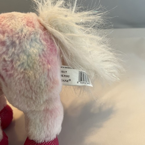 Ganz Webkinz Pink Pony HM117 Stuffed/Plush No Code 8 inches - Picture 2 of 6