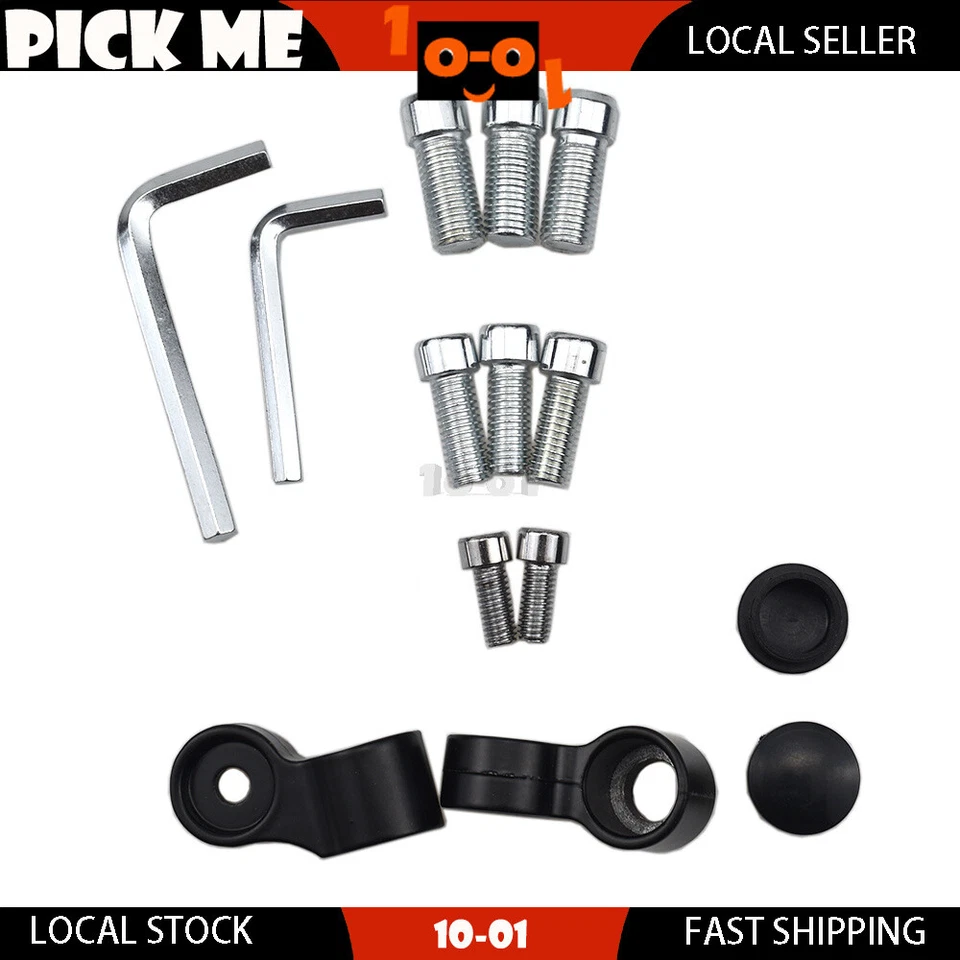 2x зеркала заднего вида с ЧПУ подходят для Honda CB1000R CB1300 CB600F Hornet CBF600 и т. д. - Изображение 2 из 2