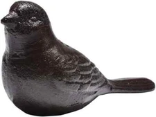 Door Stopper Wedge, Heavy Duty Cast Iron Decorative Bird Door Stops, Rustic Door