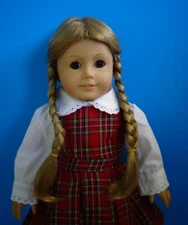 Dark blonde wig with braids Size 11 for American Girl doll HTF