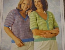 Stylecraft Knitting Pattern 4426 DK Cardigan & Top 30-42"