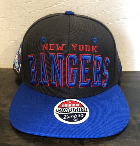 New York Rangers Flat Bill Snapback Hat 