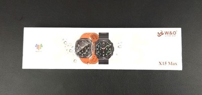 W&O X15 Max Smart Watch - BLACK - Smartwatch 
