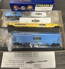Athearn SE HO  #2312 3 containers ACF Center Flow Husky Stack NIB