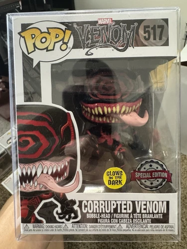 Funko Pop! Vinilo: Marvel Corrupted Venom - Glow In The Dark Edición Especial #517
