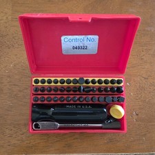 Wadsworth Super Deluxe Mini-ratchet Tool Set 52pc No. K47p Wfmc Inc Incomplete