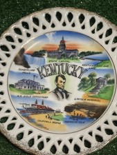Vintage Kentucky Souvenir Plate Lincoln Churc...