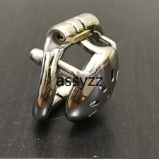 Stainless Steel Male Chastity Device Pocket-Size Cage Men Metal Locking Belt 297