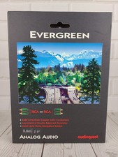 AudioQuest Evergreen Analog Audio RCA to RCA Interconnect Cable 0.6m (2ft)