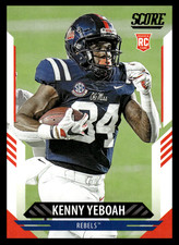 2021 Panini Score Kenny Yeboah #390 Ole Miss Rebels  Rookie RC NFL Football