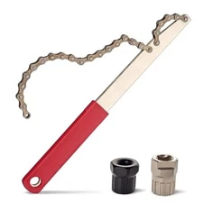  Bike Freewheel Removal Tool with Chain Whip and Bicycle Sprocket Removal 