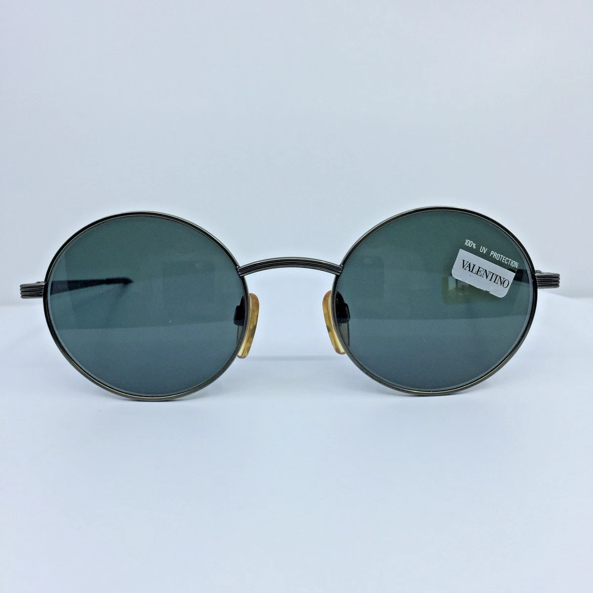 Valentino aviator sunglasses silver and green new without tags Valentino V-STUD II VLS133 Aviator Sunglasses | Fashion  main image 3