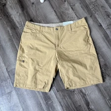 Patagonia NWT Rock Guide Shorts Womens 14 Khaki Cargo Bermuda Hiking Gorpcore