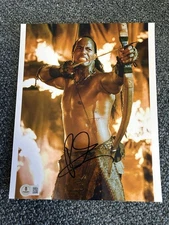 Dwayne Johnson The Rock Signed 8x10 Photo Autographed Auto BAS The Scorpion King