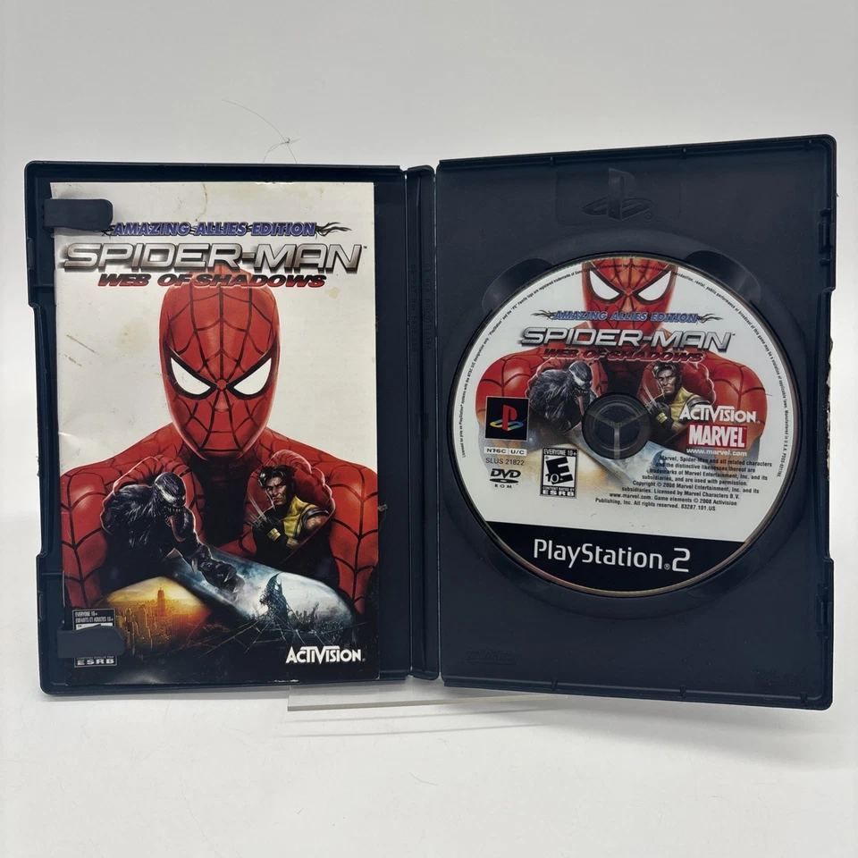 Spider-Man: Web of Shadows Amazing Allies Edition (PS2, 2008) Complete CIB - Image 3 of 3