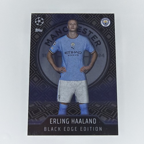 Topps UCL Black Edge Edition Erling Haaland Manchester City 2022-23 #461
