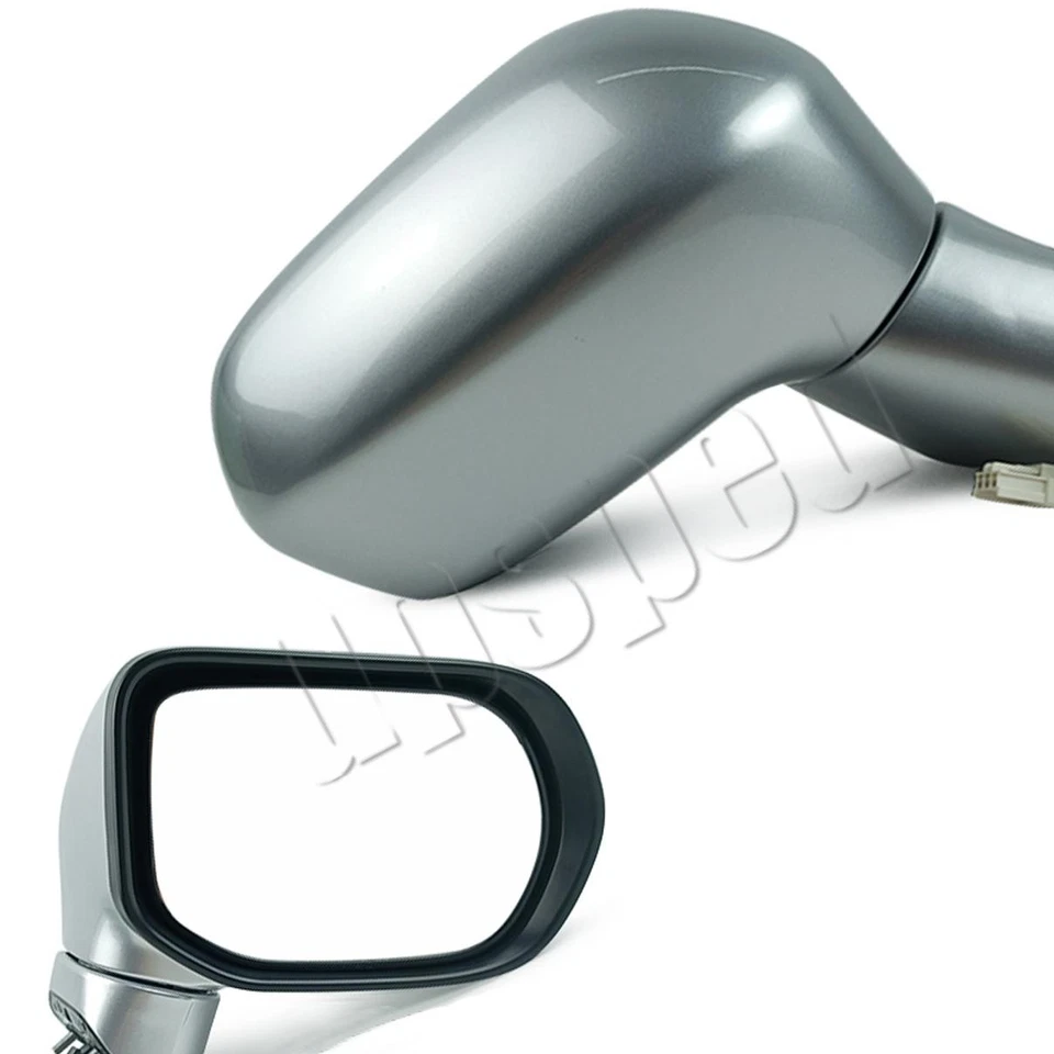 Espejo retrovisor lateral derecho rojo vidrio eléctrico 3 pines para Honda Civic 2006-2011 sedán Foto 2 de 4