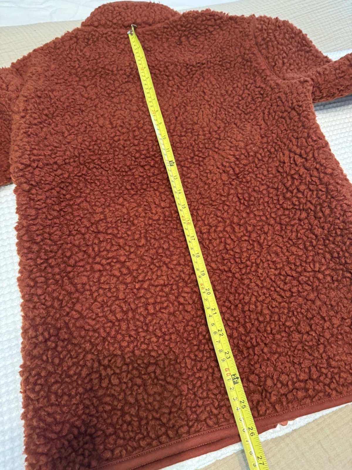 NN07 Men’s Rust Mort Fleece Jacket - Size Small (see description) image 12