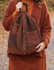 Handmade Repurposed Sweater Purse Boho Cottagecore Upcycled Artisan Bag