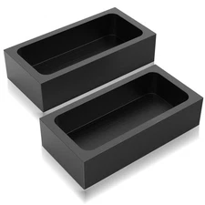 MMasters 1kg-2 Pieces Premium Graphite Ingot Mold for Metal Casting - High-Pu...
