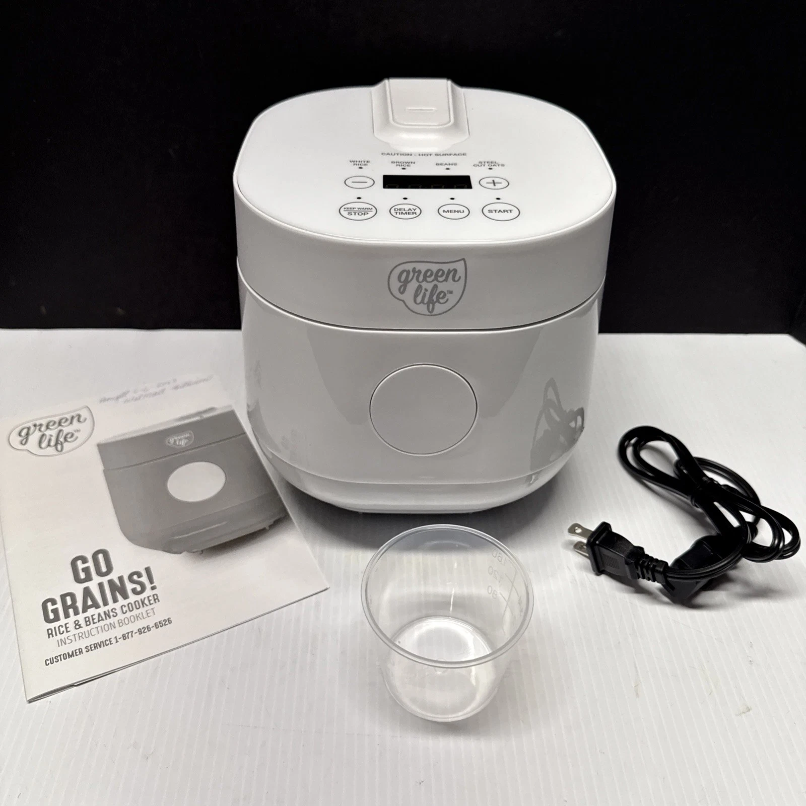 Green Life Rice And Beans Cooker CC004426 - Very Nice Pre Owned Condition