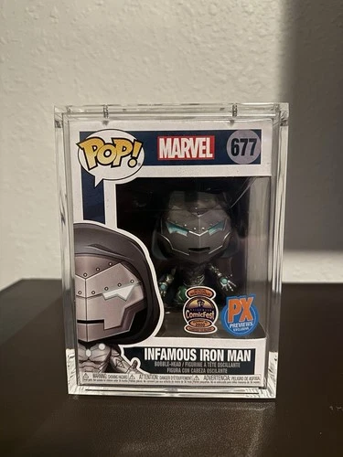 Funko Pop! Vinyl Marvel Infamous Iron Man #677 Px Preview 2020 Comic Fest Armor
