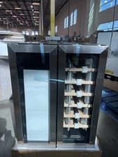 Yeego 24" Dual Zone Fridge Wine Cooler&Beverage Refrigerator Large Capacity