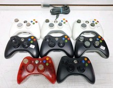 Microsoft Xbox 360 Controller Lot of 8: Untested, Parts/Repairs Only READ 9