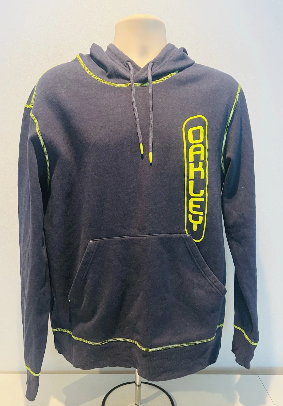 OAKLEY Custom Fit Overlock Hoodie Sweatshirt Blue Men's Size XL Seahawks Colors
