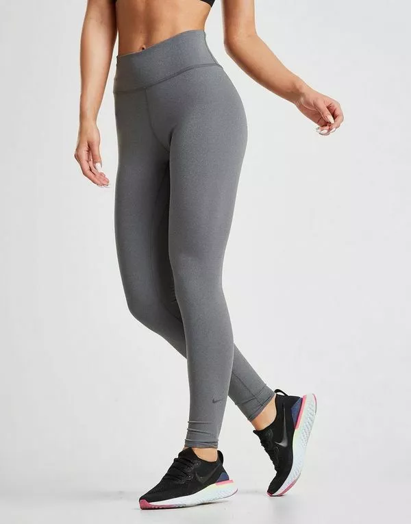 NIKE DRI FIT ONE LUX WOMEN'S TRAINING TIGHT FIT GRAY SZ M OR XL#AT3098-NWT