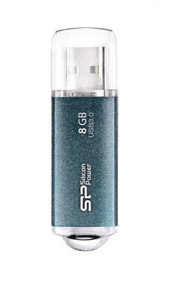 8GB Silicon Power Marvel M01 USB3.0 Flash Drive Icy Blue - Image 4 of 4