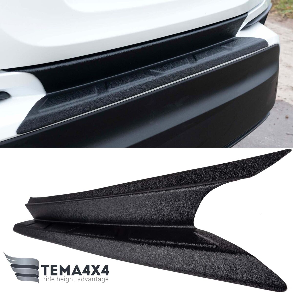 Rear bumper protector scuff pad for Toyota C-HR 2016-present door