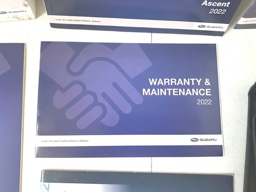2022 SUBARU ASCENT OWNERS MANUAL BOOK SET WITH CASE FREE SHIPPING - Picture 8 of 10