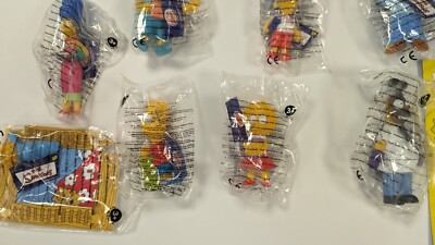 シンプソンズ SIMPSONS BURGER KING MEAL TOY The Simpsons UK Burger King 2001 Kids Meal Figures - FULL SET of