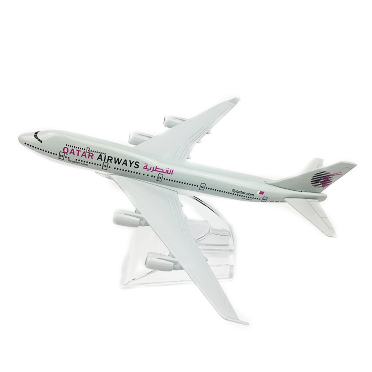 カタール航空　プラモデル　A380 1:400 16cm A380 Qatar Airways Airplane Model Alloy