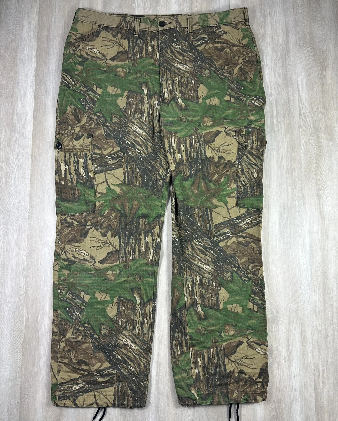 Pantalon de chasse camouflage vintage Liberty RealTree XL taille 42x30 fabriqué aux États Unis