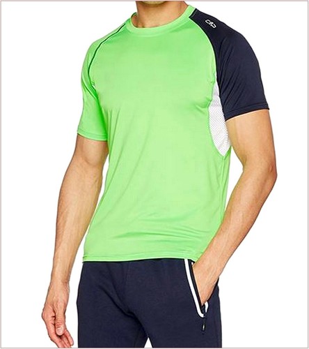 CMP ropa deportiva hombre Polo camiseta shirt running trekking outdoor  verde 52 | eBay