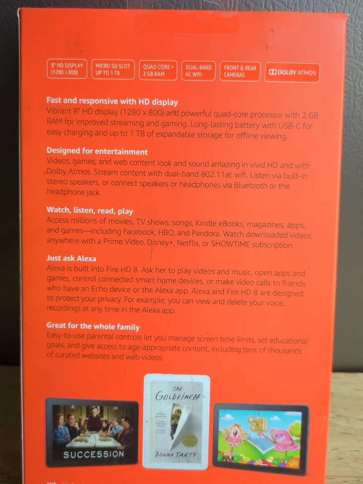 Amazon Fire HD 8 tablet with Alexa (10th Gen) 32 GB. - Image 3 of 4