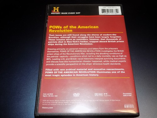 POWs OF THE AMERICAN REVOLUTION Revolutionary War HISTORY CHANNEL Prison DVD - Picture 3 of 4
