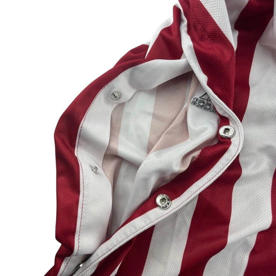 Calça Adidas Indiana University IU listra doce juvenil grande Snap Tearaway - Imagem 3 de 4