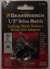 GearWrench 9209 Wrench Drive Adapter 1/2" Drive Square With Speed Wheel