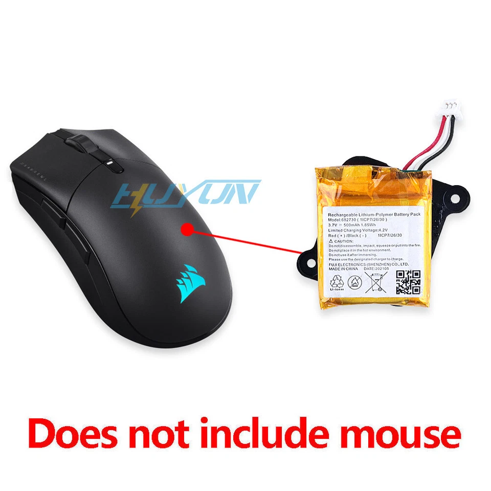 Corsair Sabre RGB Pro Wireless Gaming Mouse - Mouse Battery Replacement - Image 2 of 4